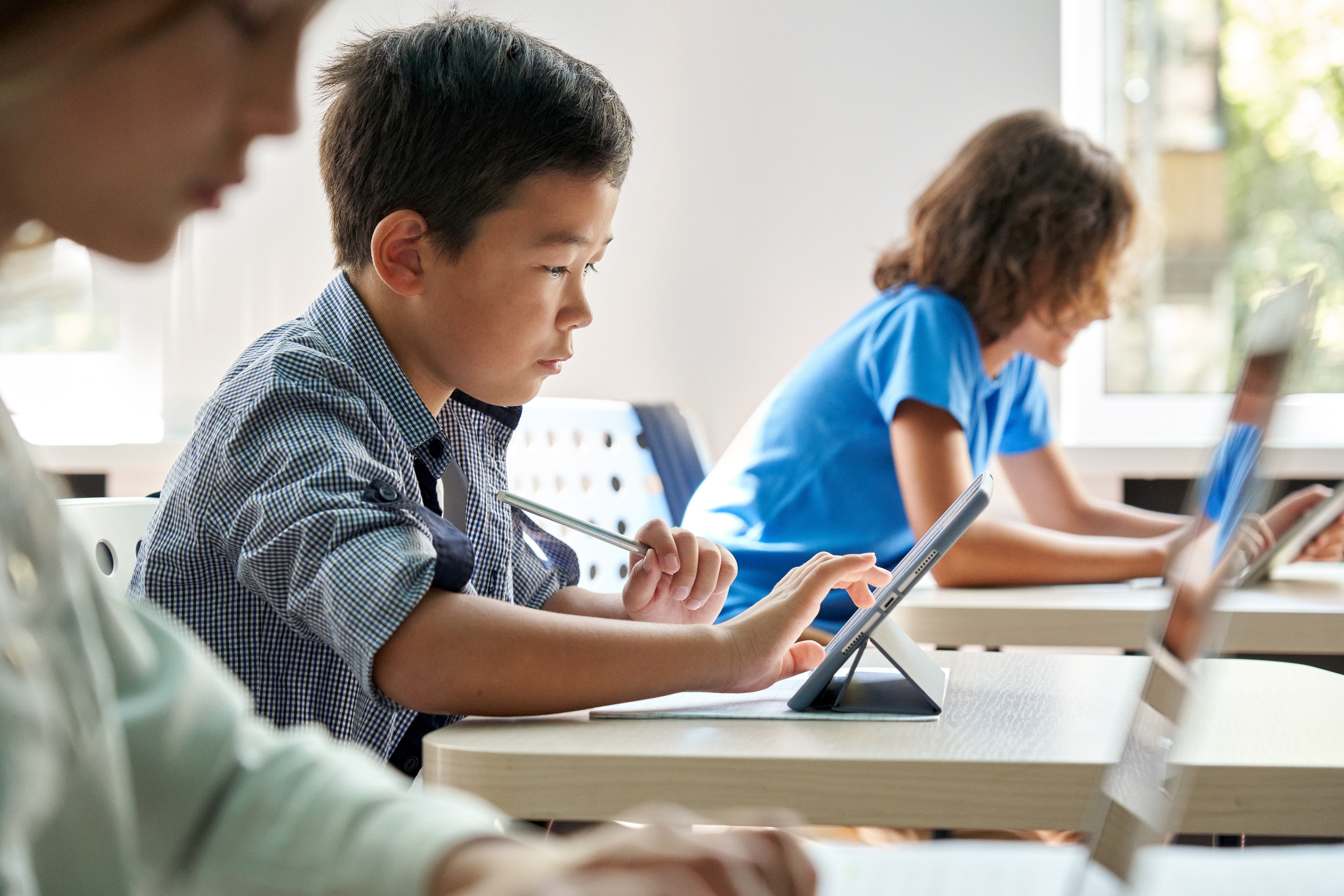 Students on laptops