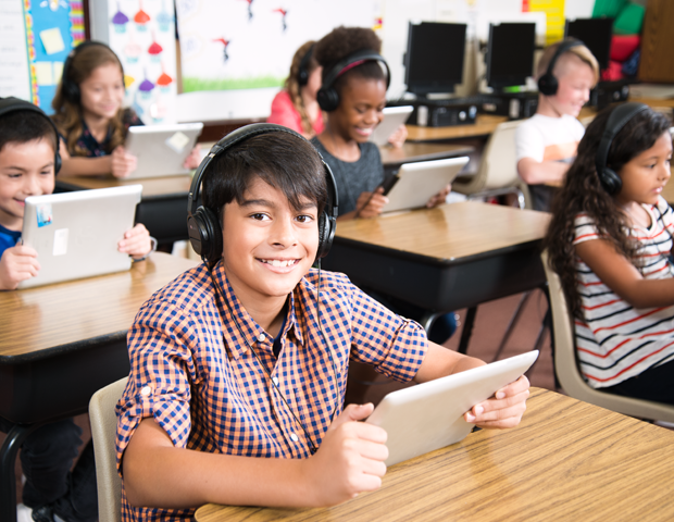 Image of students using Istation in classroom