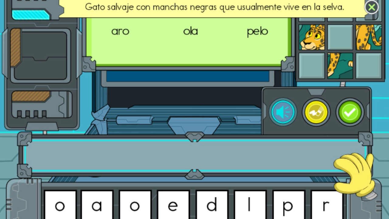 Istation Lectura Secret Word Game.